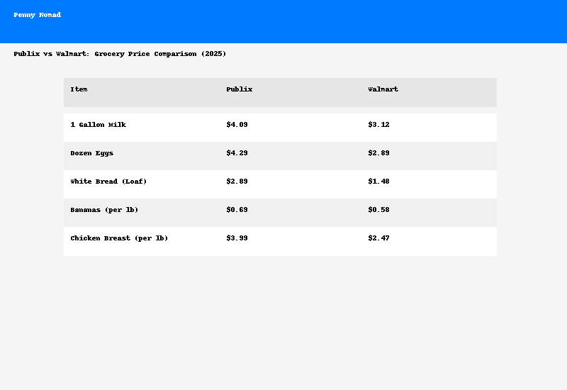 Publix vs Walmart: Which Store Really Has the Best Grocery Deals in 2025?